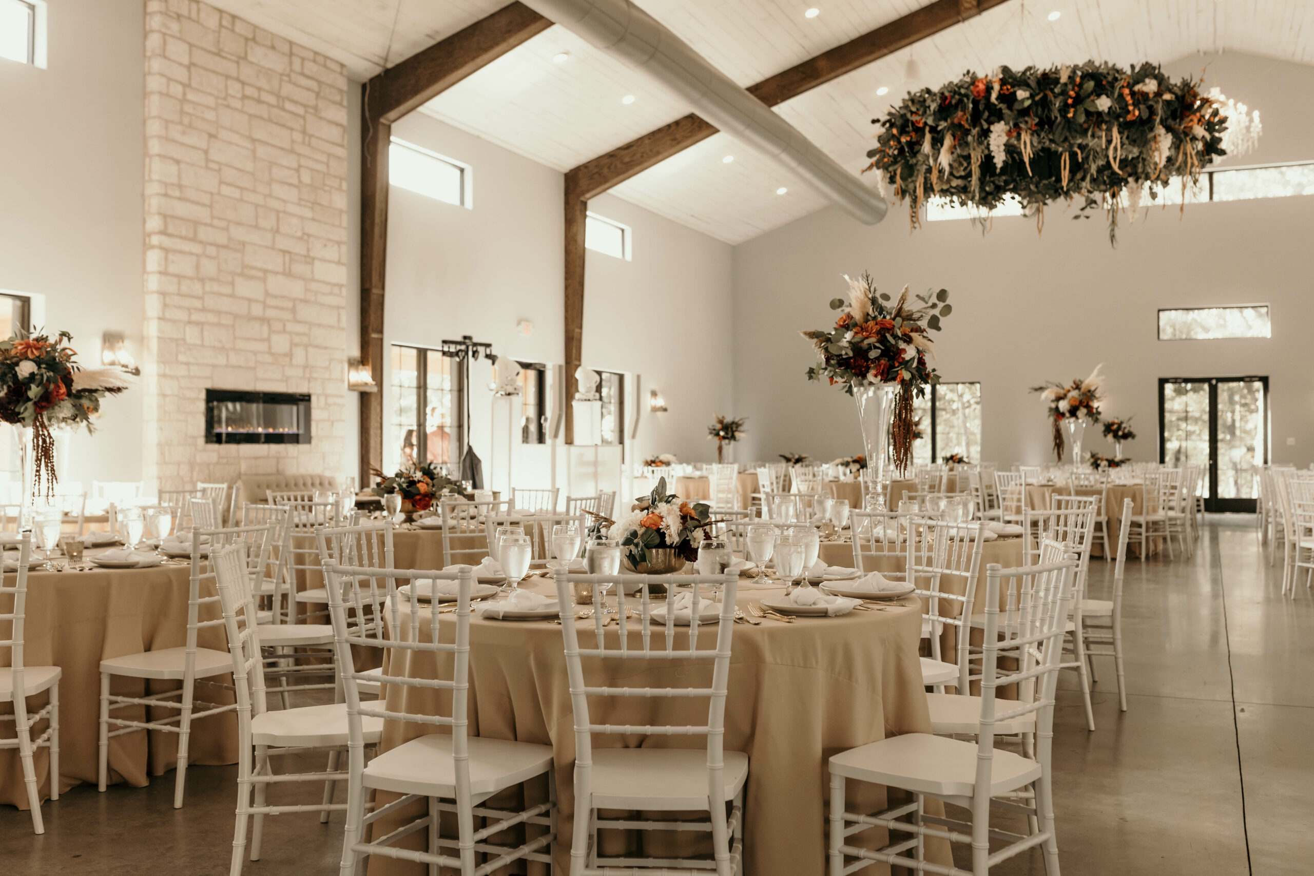 Reception setup at the Legacy