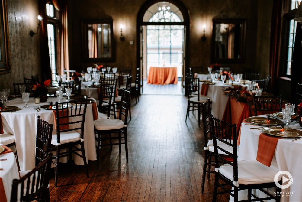 Table Setup in Dresser Mansion
